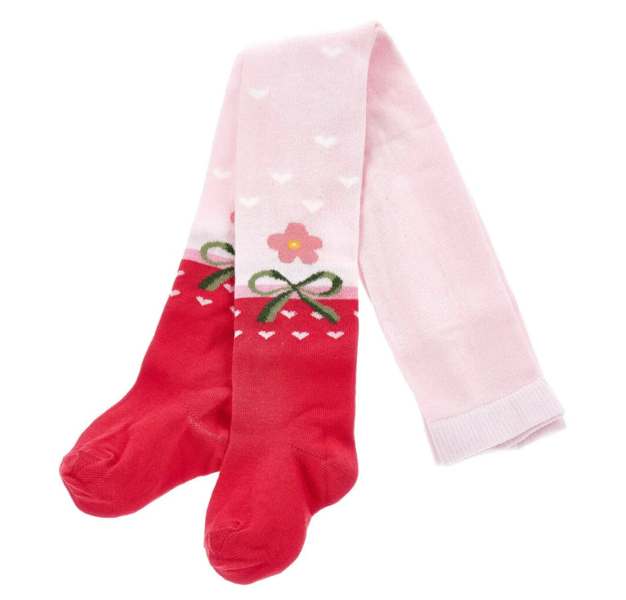MONNALISA Heart Flower Tights
