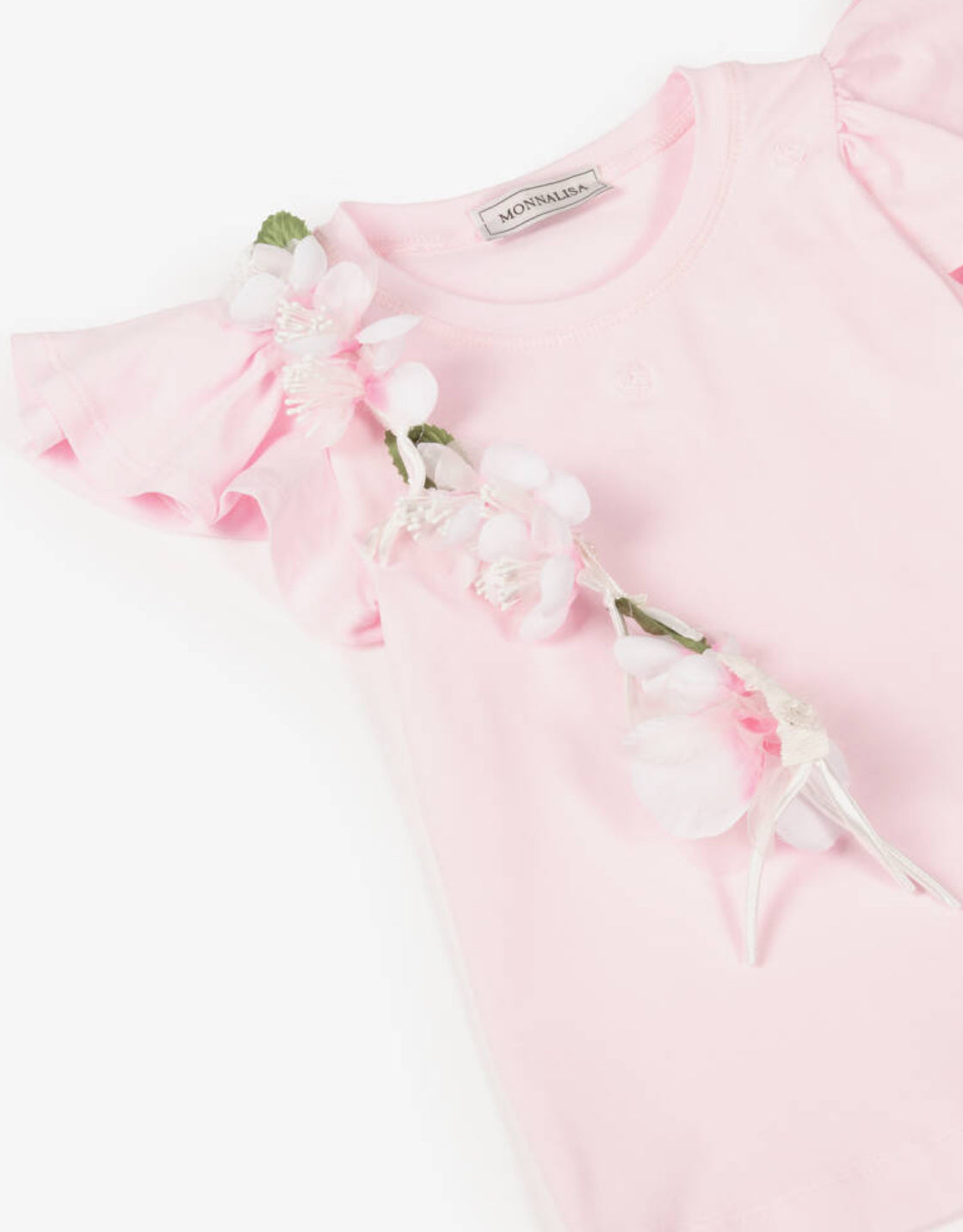 MONNALISA Tulle Pink Skirt and Top
