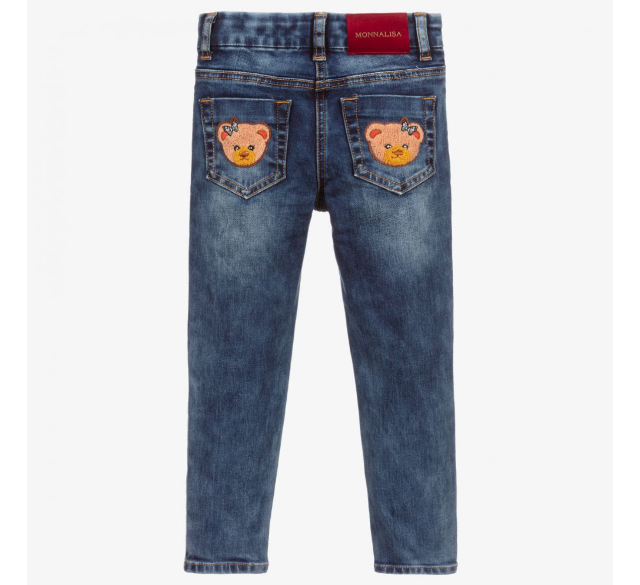 Monnalisa Denim Teddy Jeans