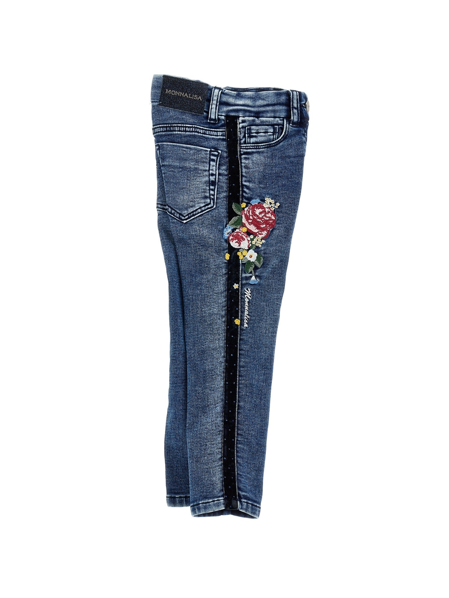MONNALISA Floral Jeans
