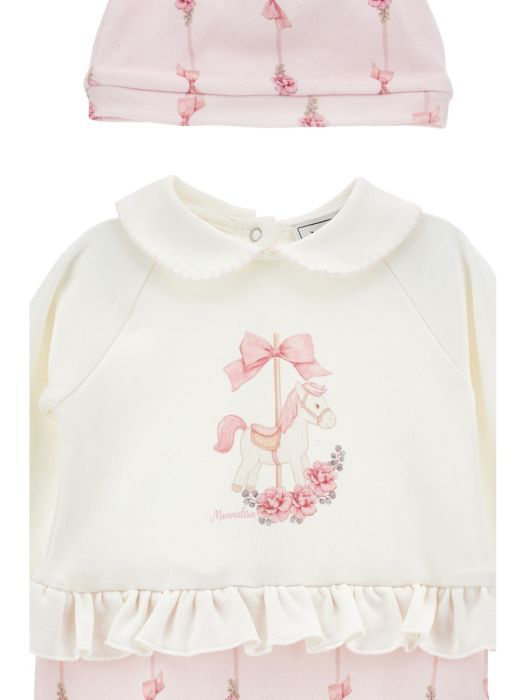 Monnalisa Carousel Grow and Hat