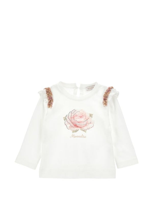 Monnalisa Baby Top and Skirt Set
