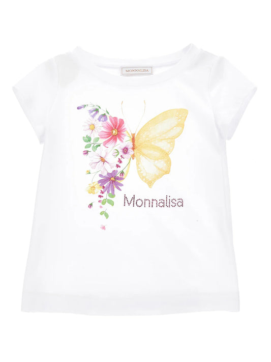 Monnalisa Floral Top and Leggings Set