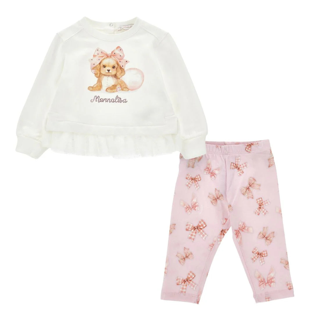 MONNALISA Baby Leggings Set