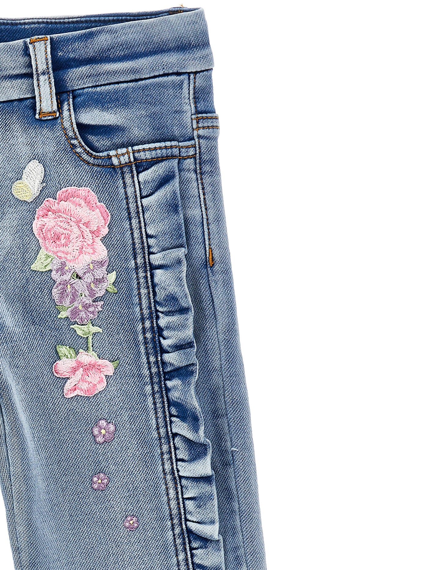 Monnalisa Floral Jeans