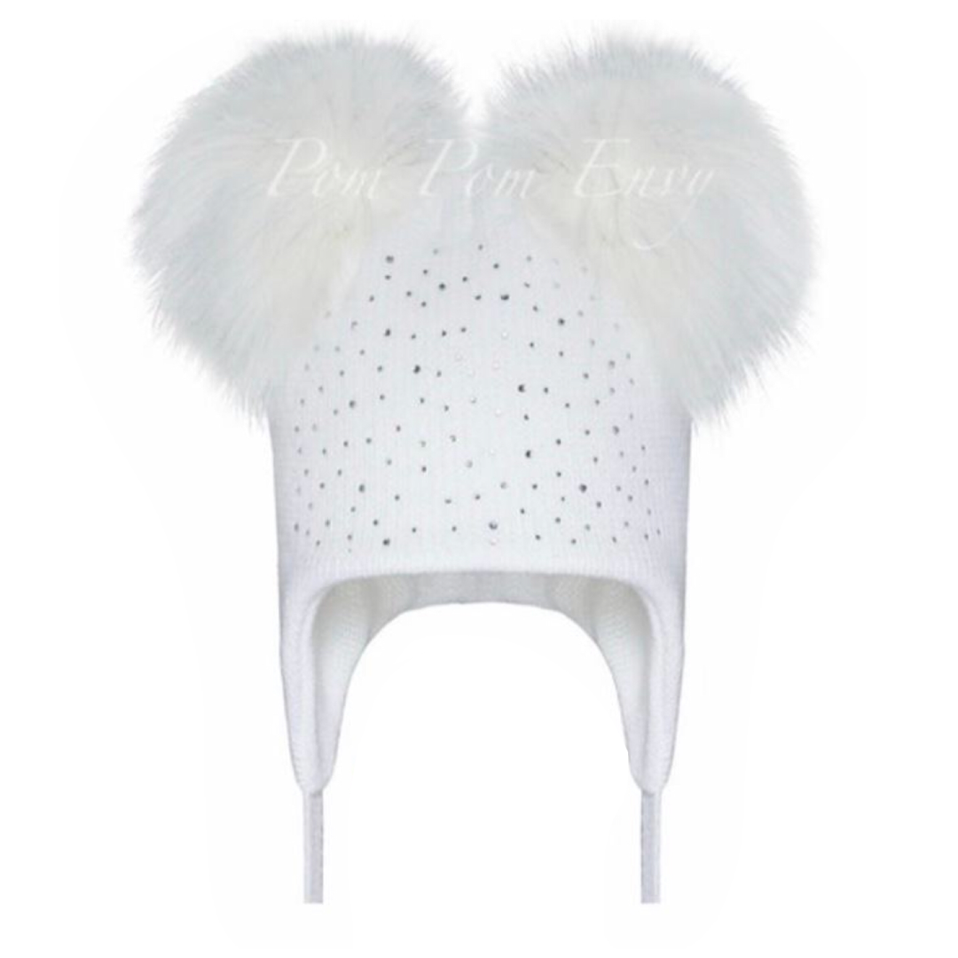 Pom Pom Envy Cream Hat