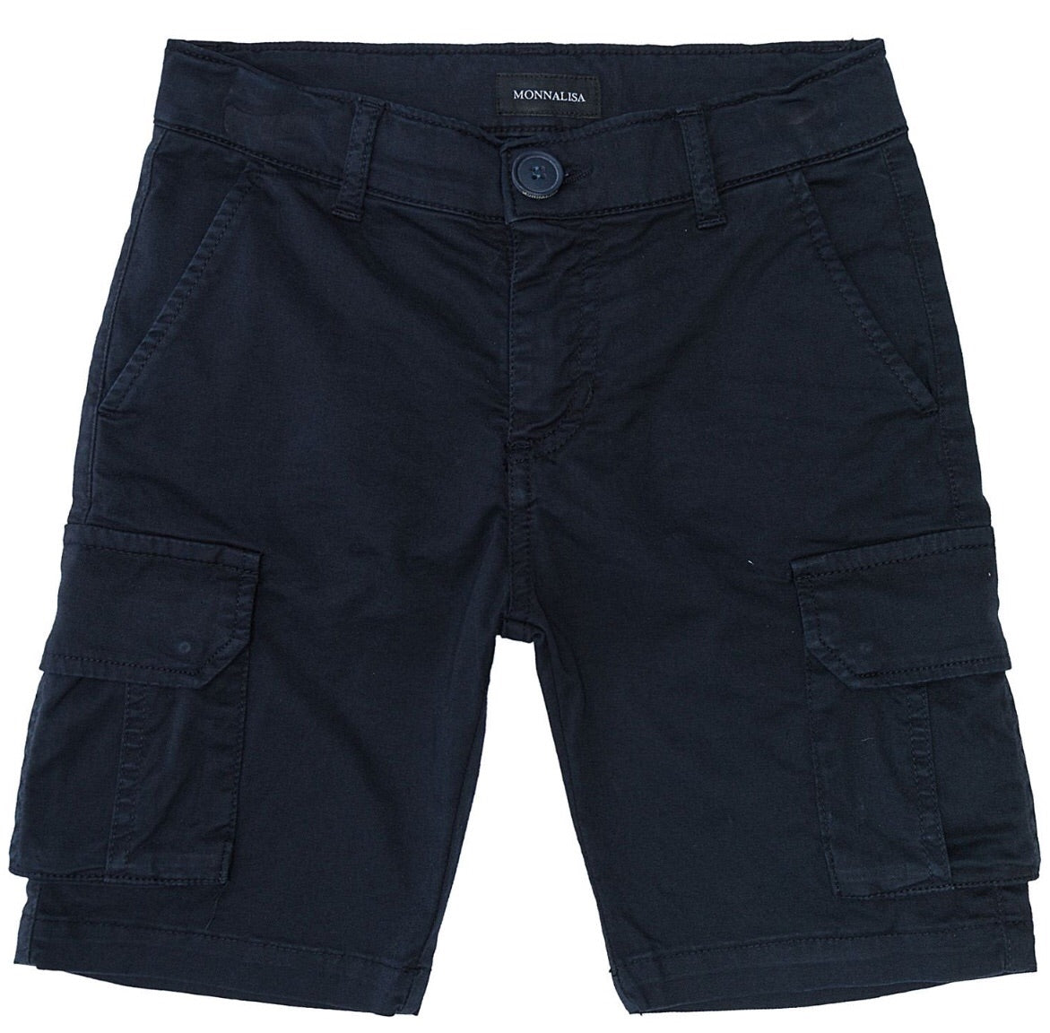 Monnalisa Baby Navy Bermuda Shorts