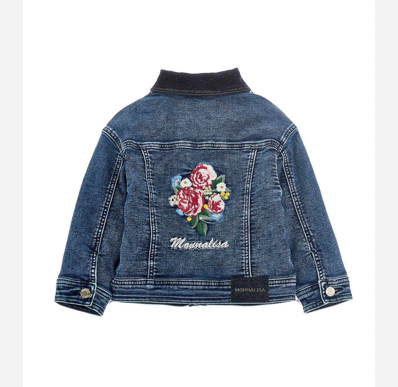MONNALISA Floral Jeans Set