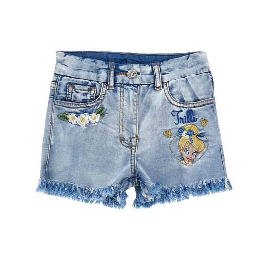 Monnalisa Tinkerbell Denim Shorts