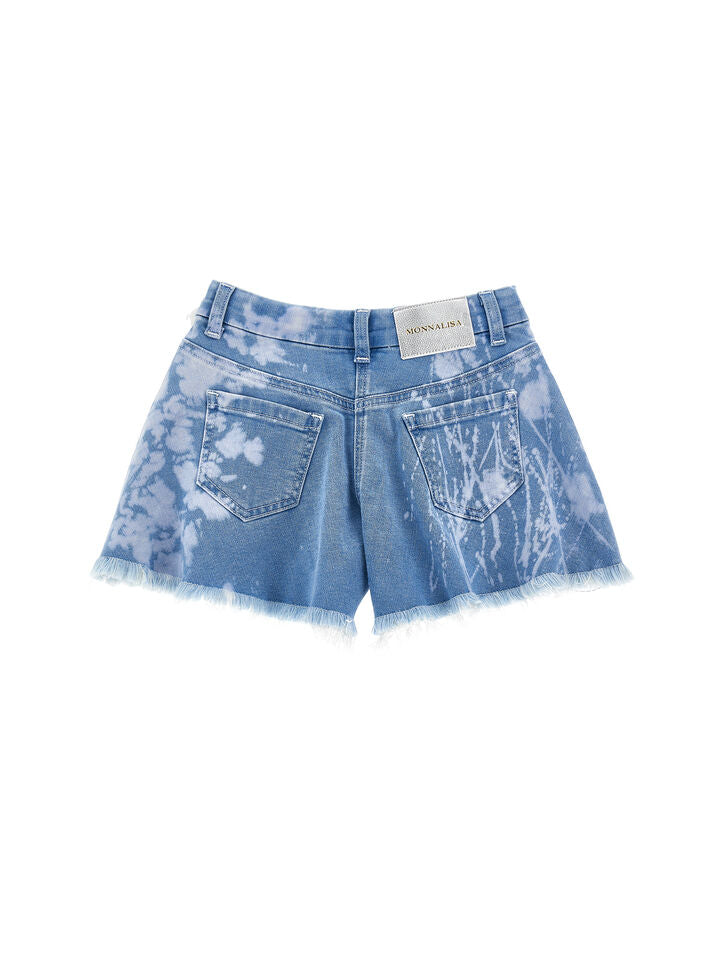 MONNALISA Alice Denim Shorts