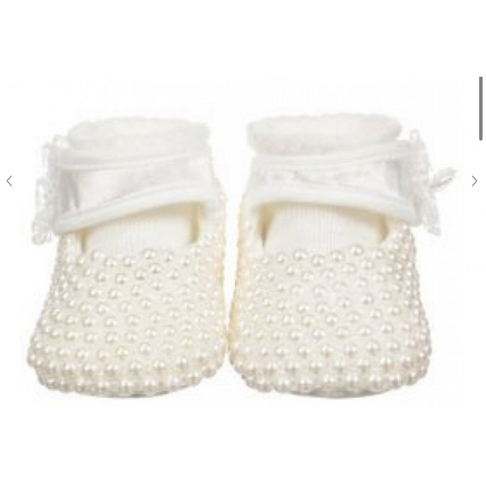 Beau Kid Pearl shoes socks and headband