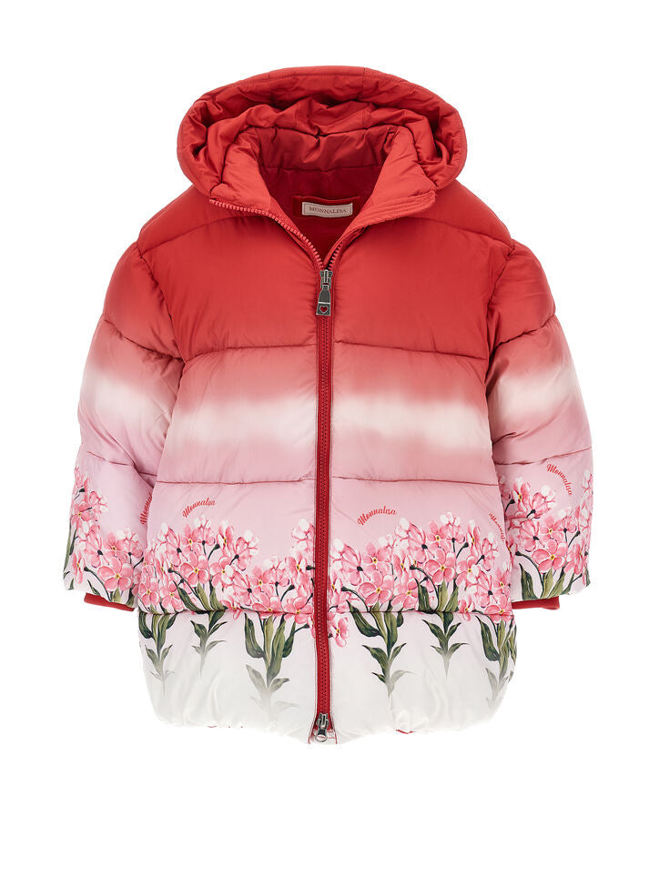 MONNALISA Floral Padded Coat