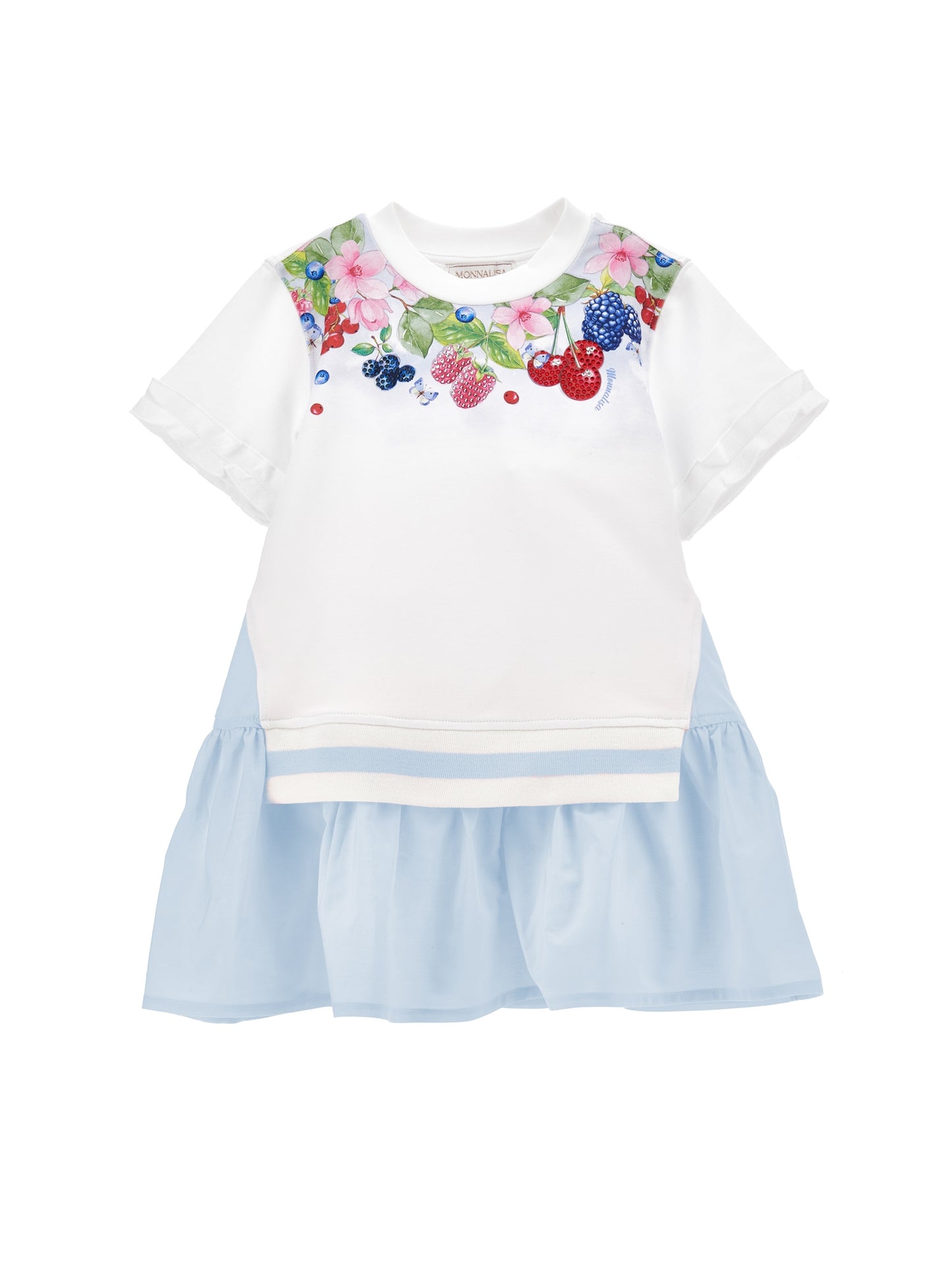MONNALISA Floral Sweatshirt Dress