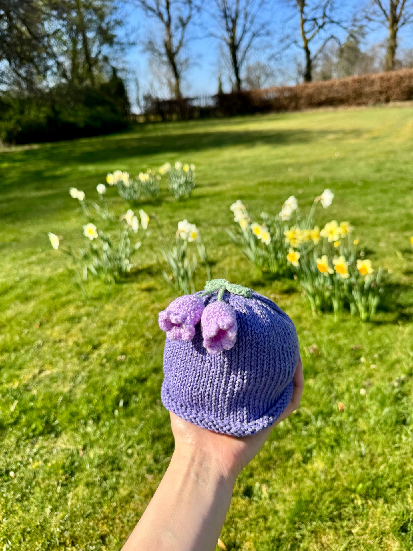 Lilac Tulip Hat