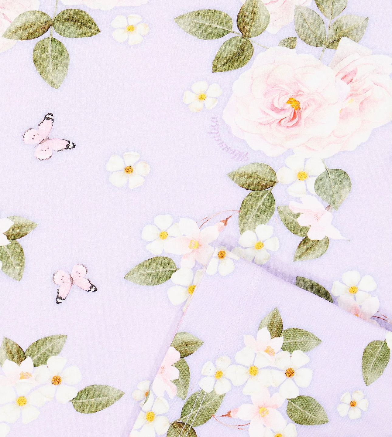 Monnalisa Lilac Floral Dress
