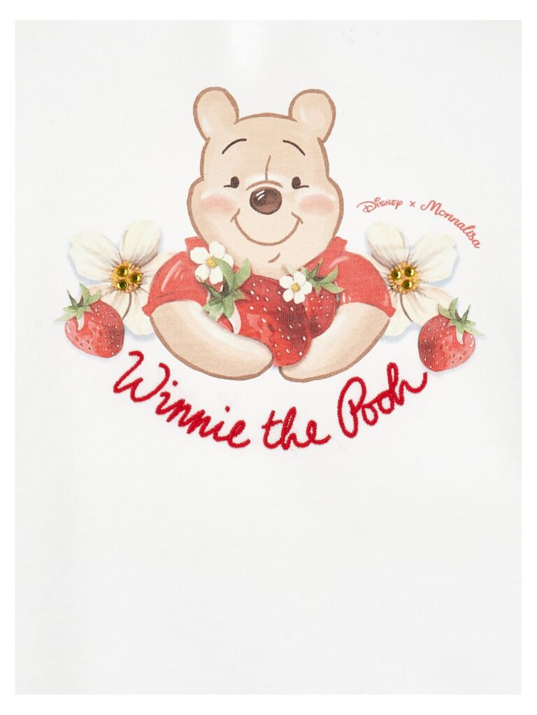 Monnalisa Winnie the Pooh Denim Skirt and Top Set