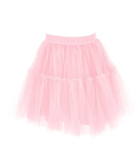 MONNALISA Tulle Pink Skirt and Top