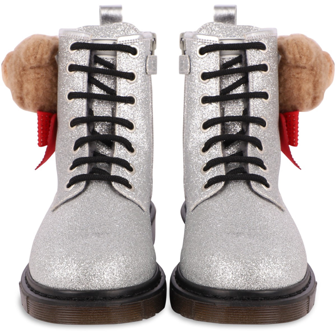 Monnalisa Silver Teddy Boots