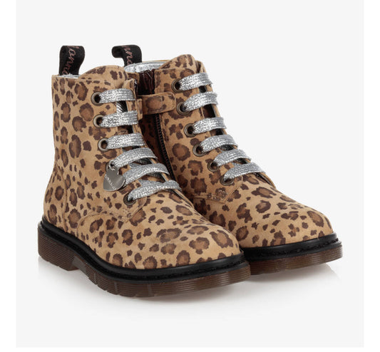 MONNALISA Cheetah Print Boots