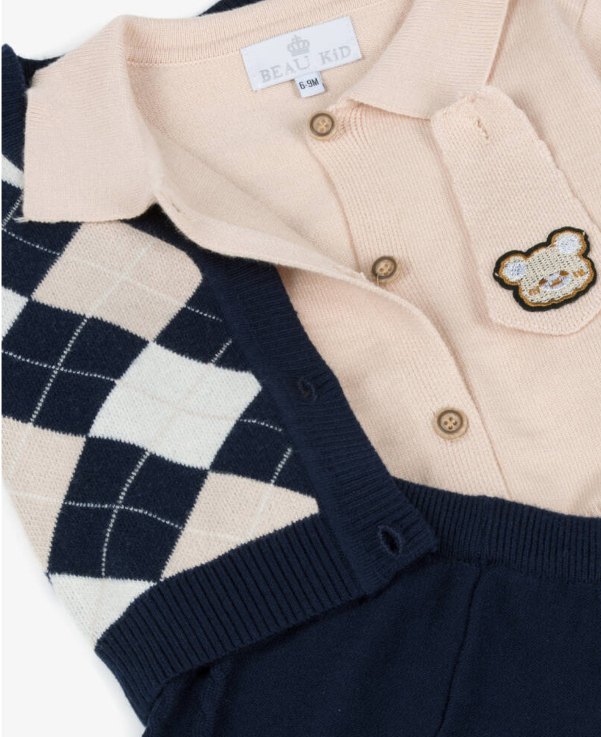 Beau Kid Boy Knit Set