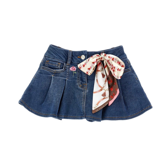 Monnalisa Jessie Denim Skirt