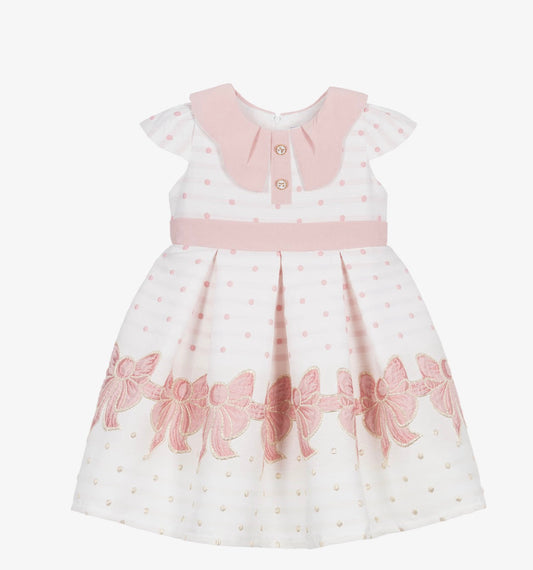 Beau Kid Pink Bow Dress