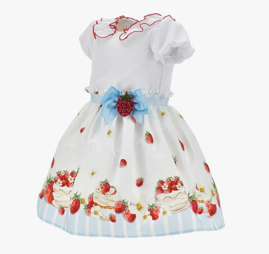 Monnalisa Strawberries Dress