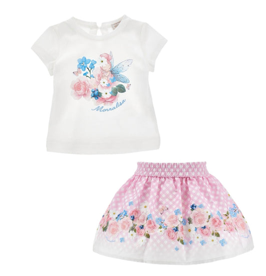 Monnalisa Fairy Top and Skirt Set