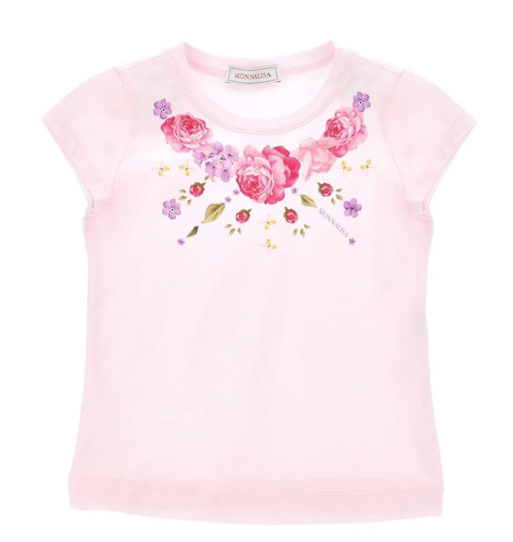 Monnalisa Floral Tshirt