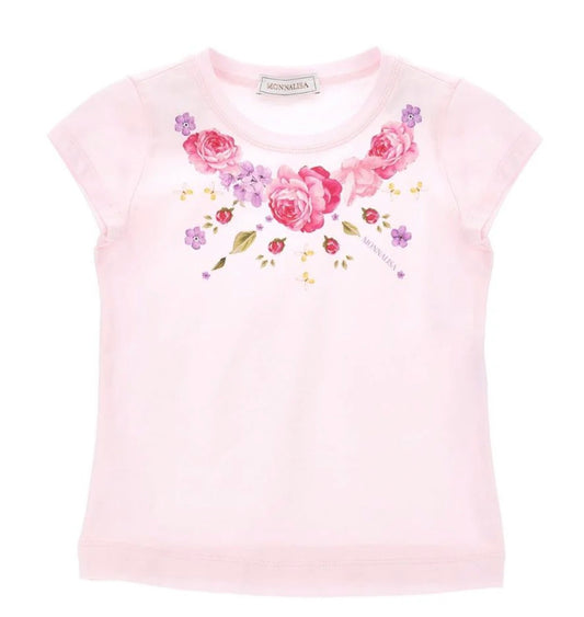 Monnalisa Floral Tshirt