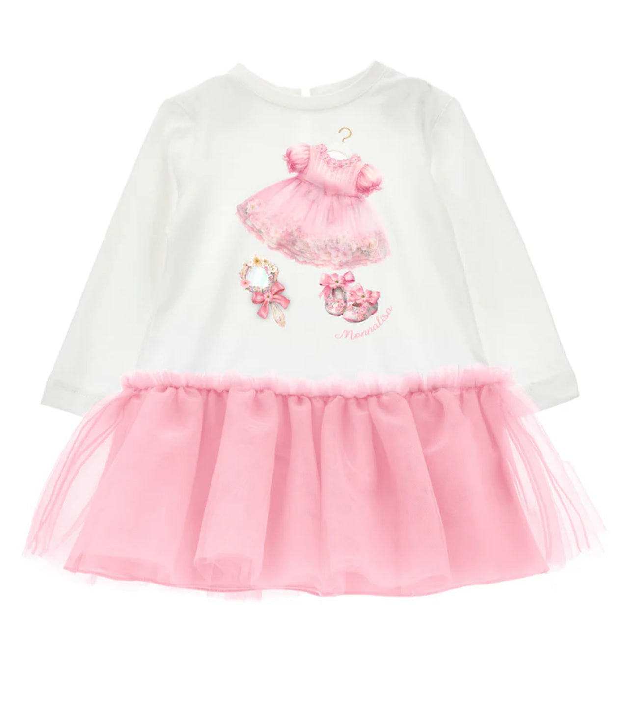 MONNALISA Baby Tulle Dress