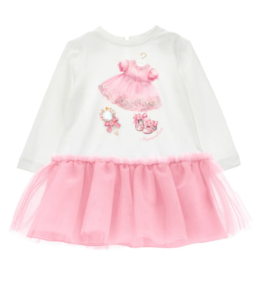 MONNALISA Baby Tulle Dress