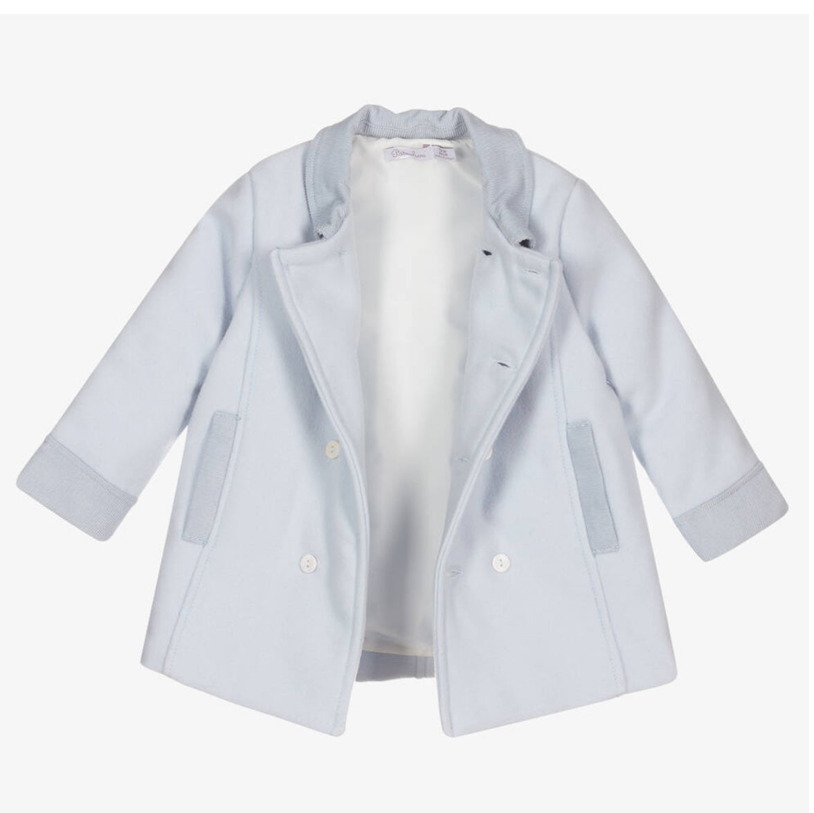 Patachou Boys Pale Blue Coat