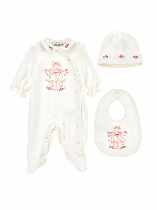 Monnalisa Baby Carousel 3 Piece Set