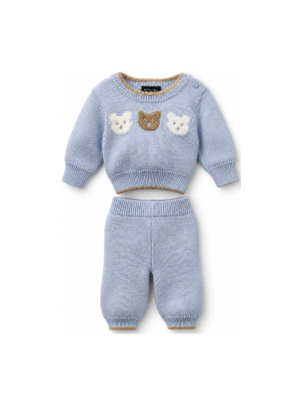 Monnalisa Boys Knit Set