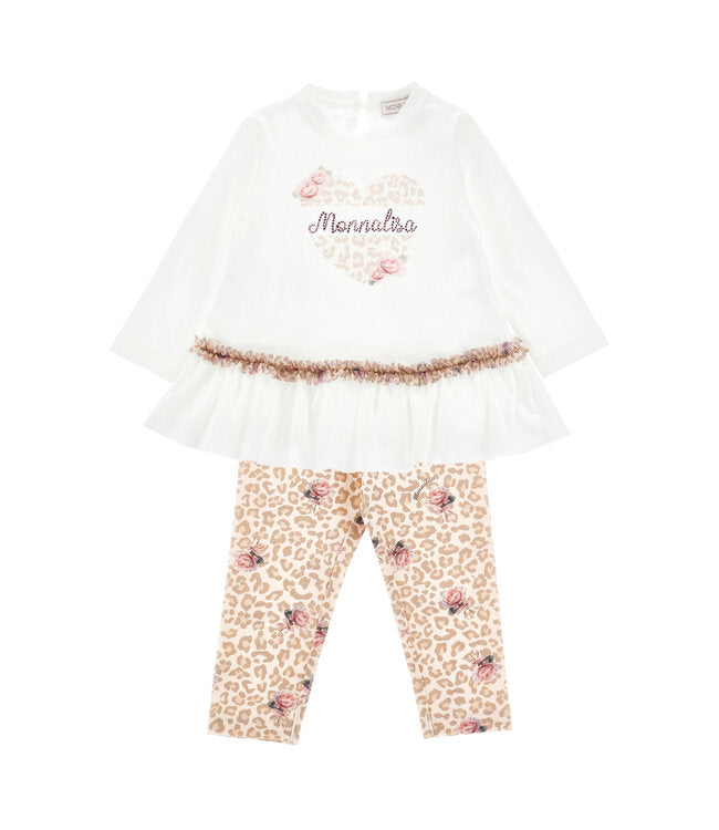 Monnalisa Baby Leggings Set