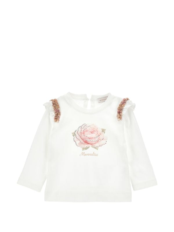 Monnalisa Baby Top and Skirt Set