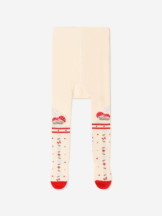Monnalisa Red baby tights