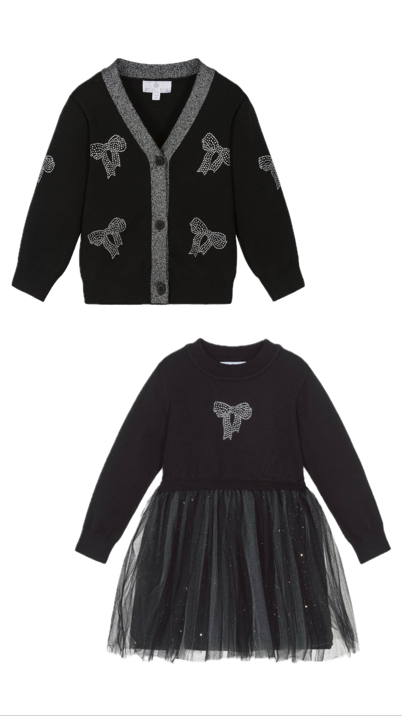 Beau Kid Dress and Cardi Set