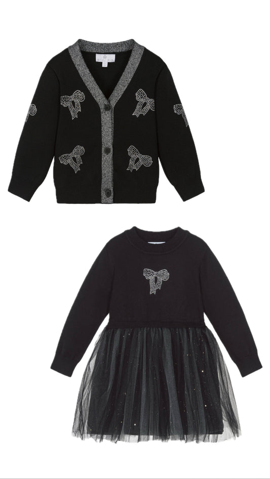 Beau Kid Dress and Cardi Set