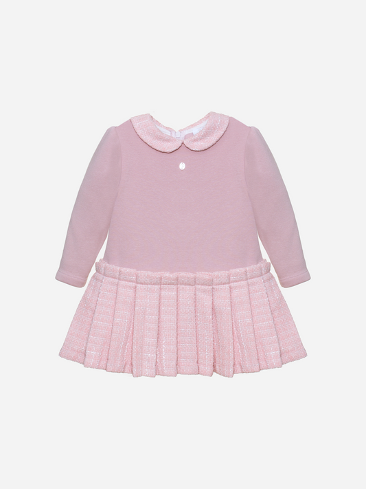 Patachou Pink Tweed Dress