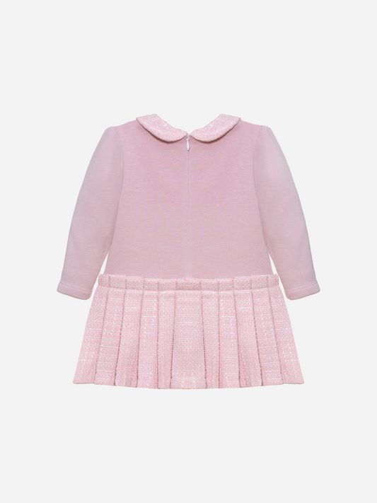 Patachou Pink Tweed Dress