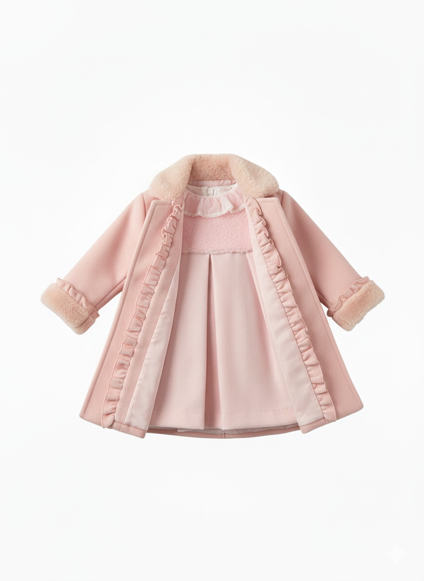 Patachou Dress and Coat Set