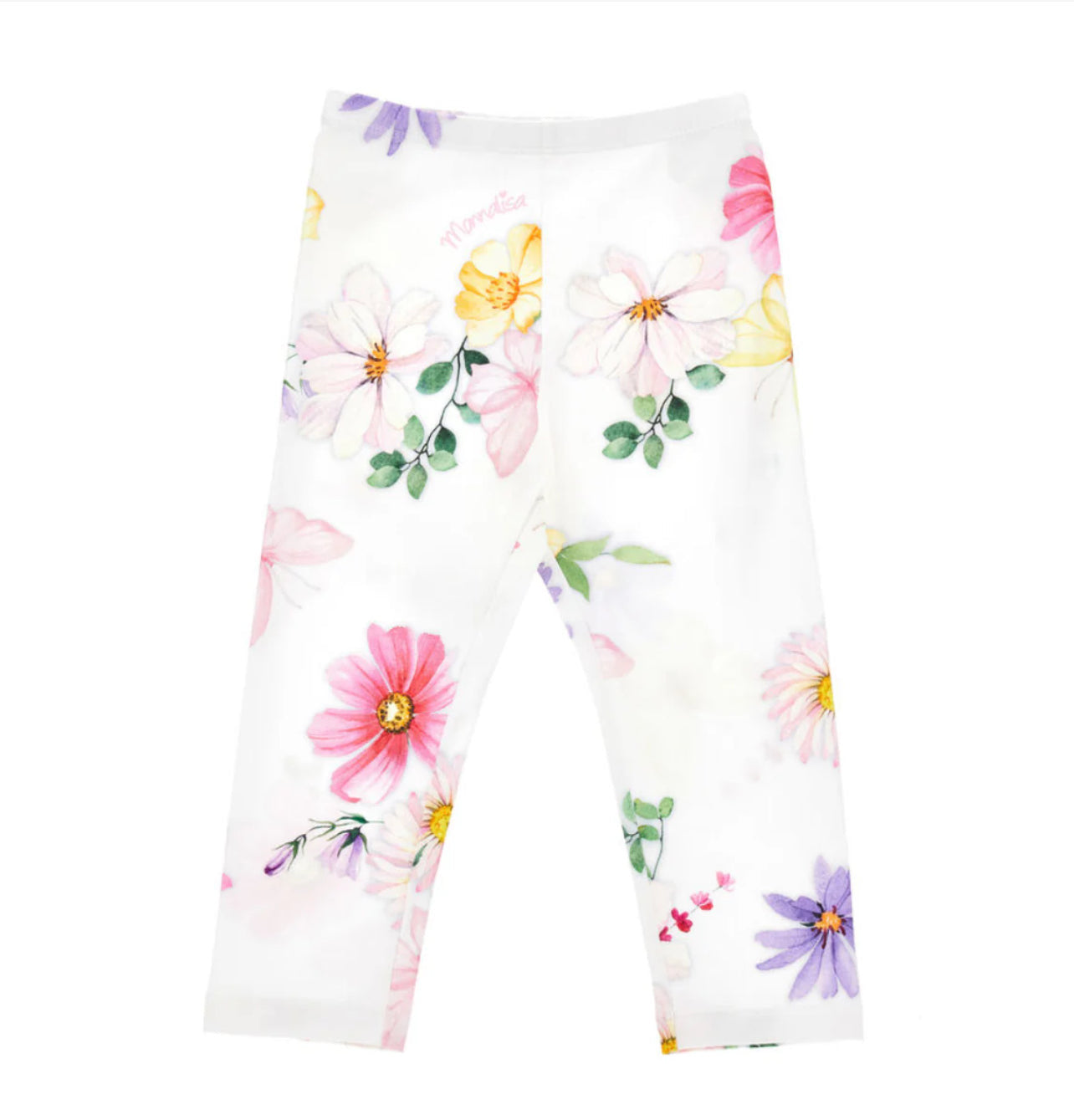 Monnalisa Floral Top and Leggings Set