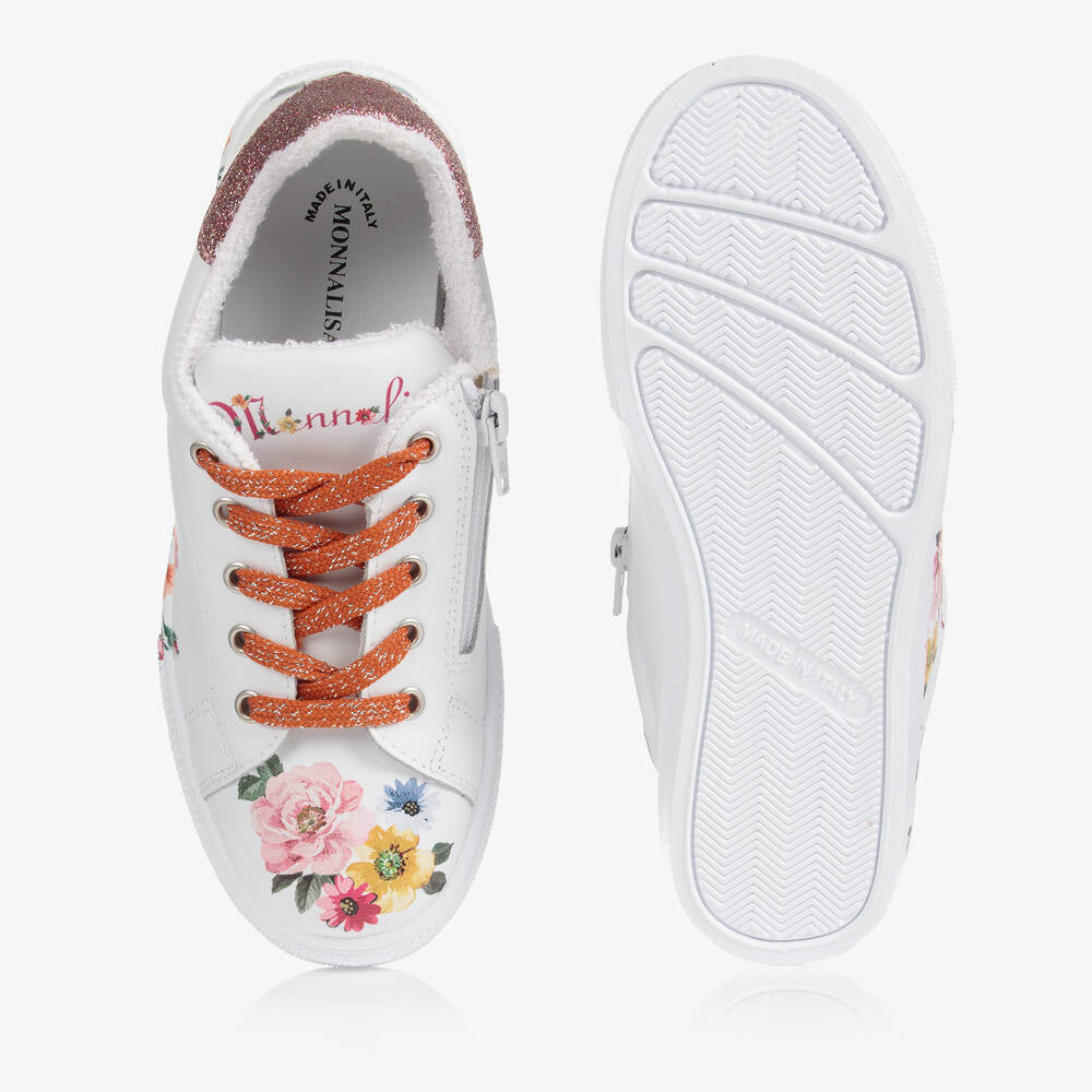 Monnalisa Floral Trainers
