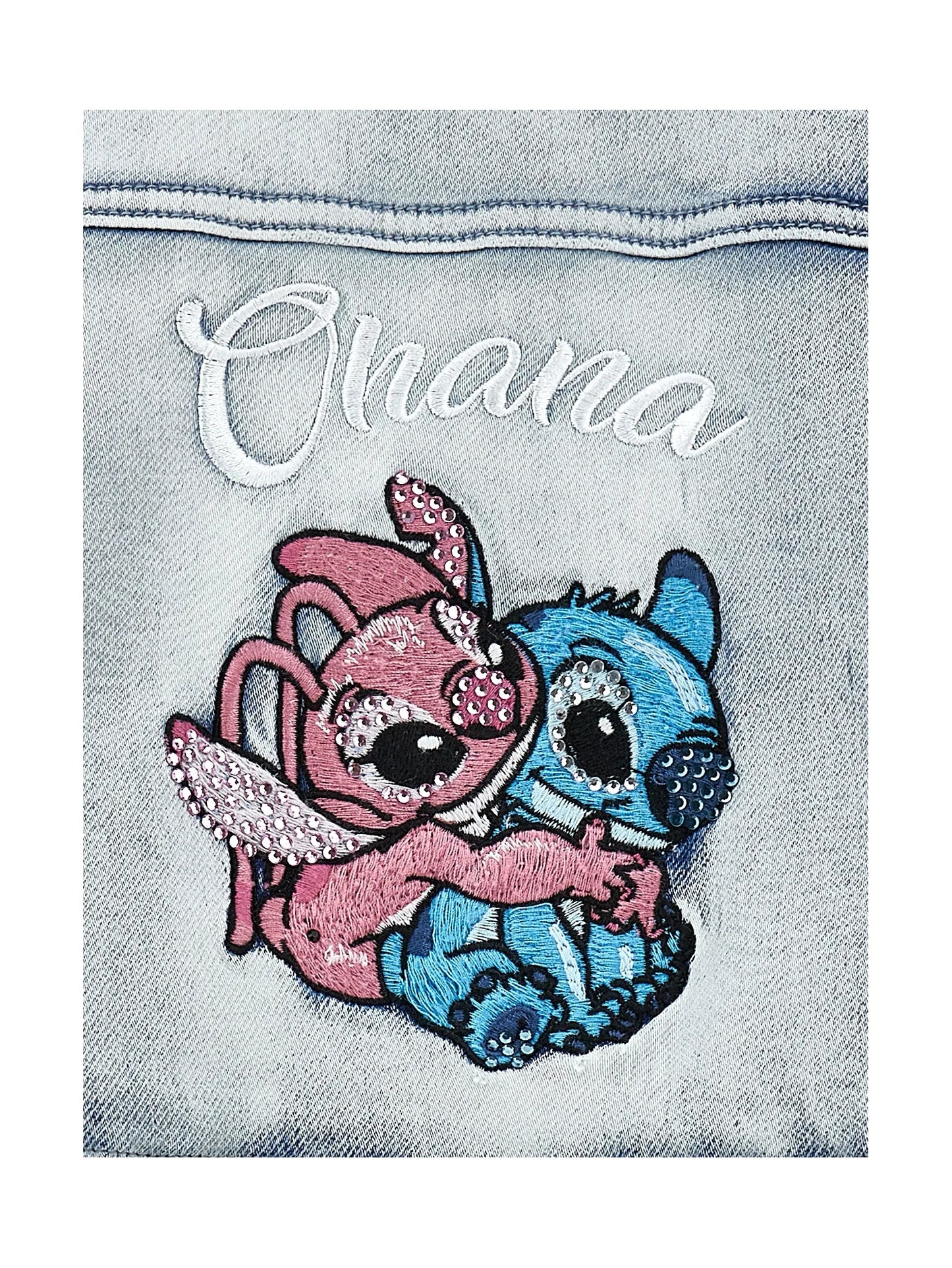 MONNALISA Stitch Denim Jacket