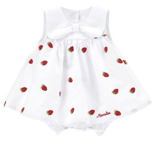 Monnalisa Strawberry Dress