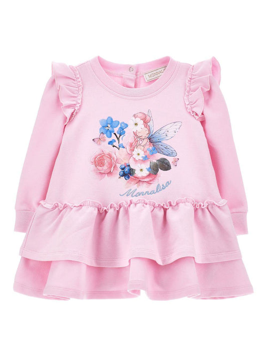 Monnalisa Fairy Pink Dress