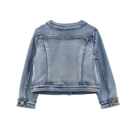 Monnalisa Floral Denim Jacket