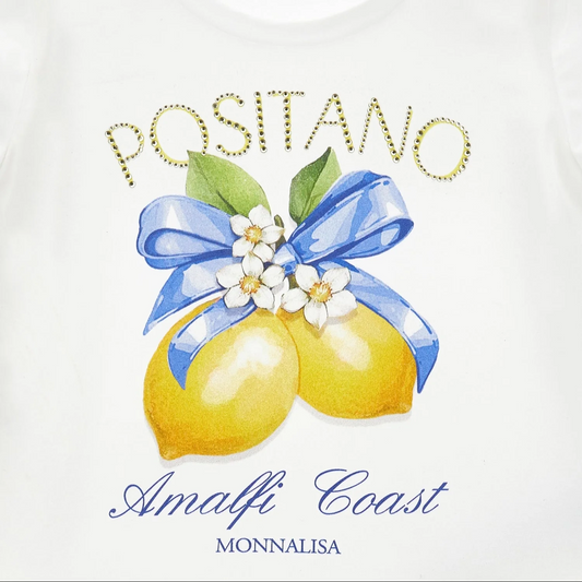 Monnalisa Lemon Dress